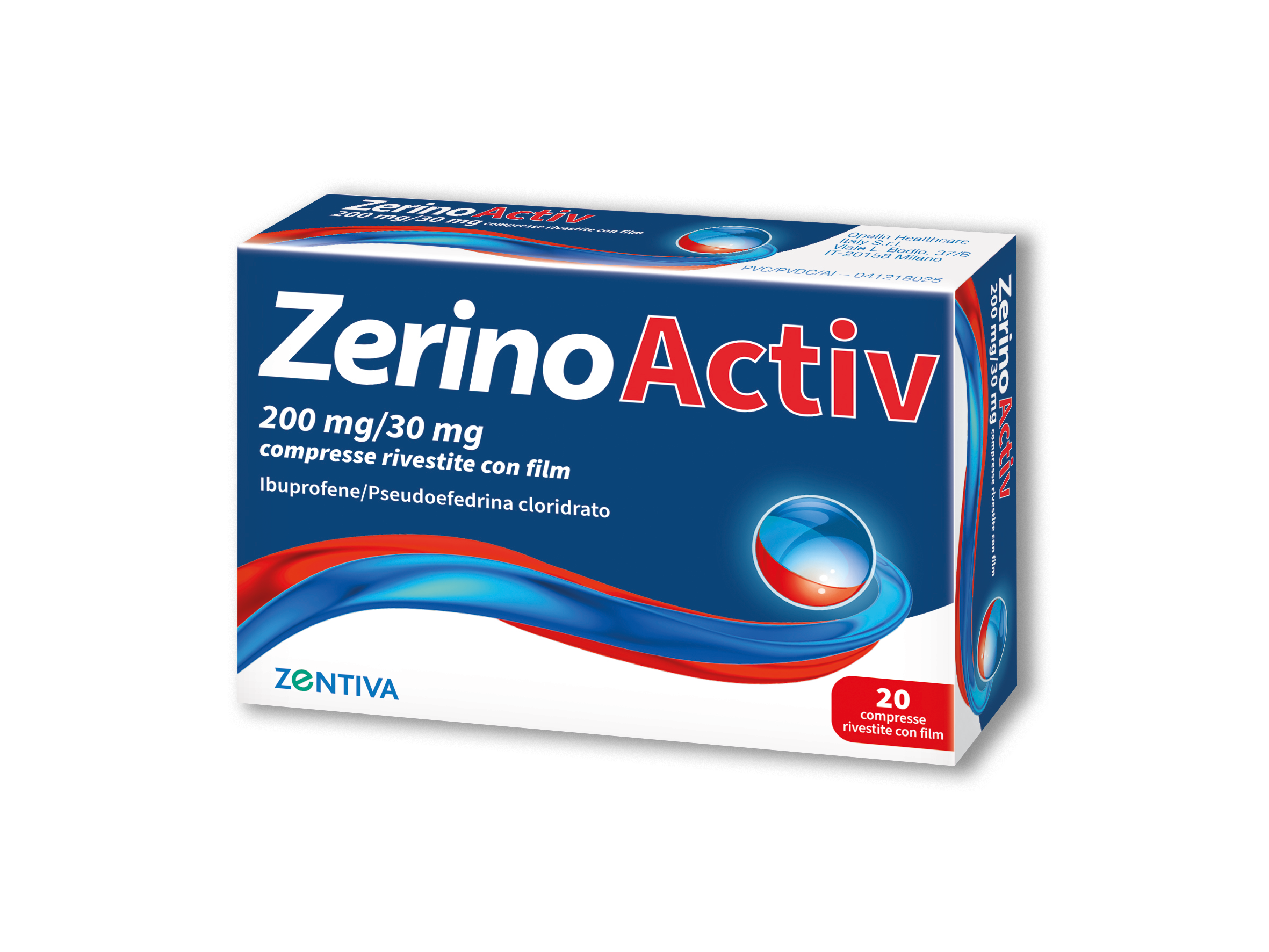 ZERINOACTIV*20CPR 200MG+30MG