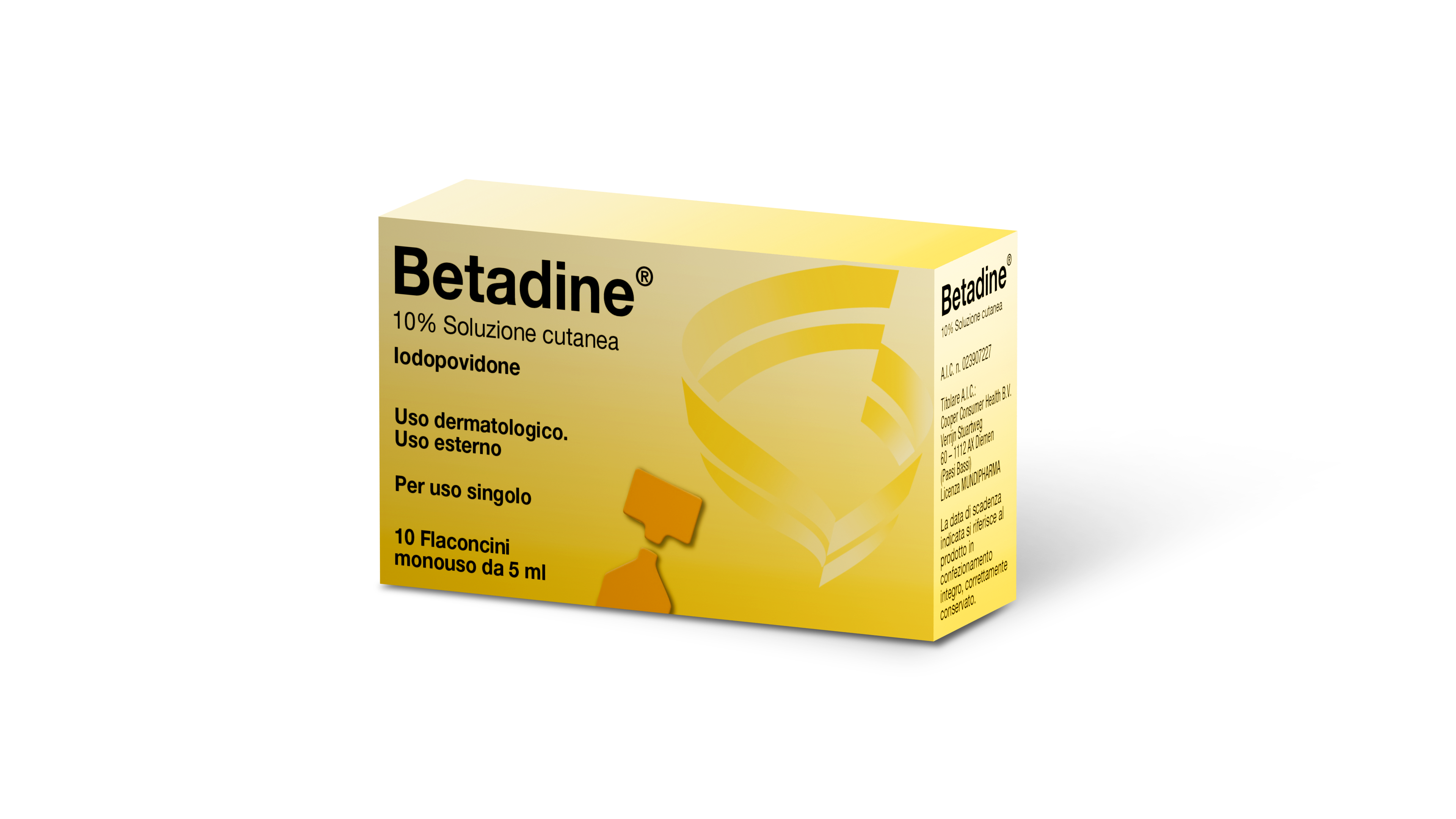 BETADINE*SOL CUT 10FL 5ML 10%
