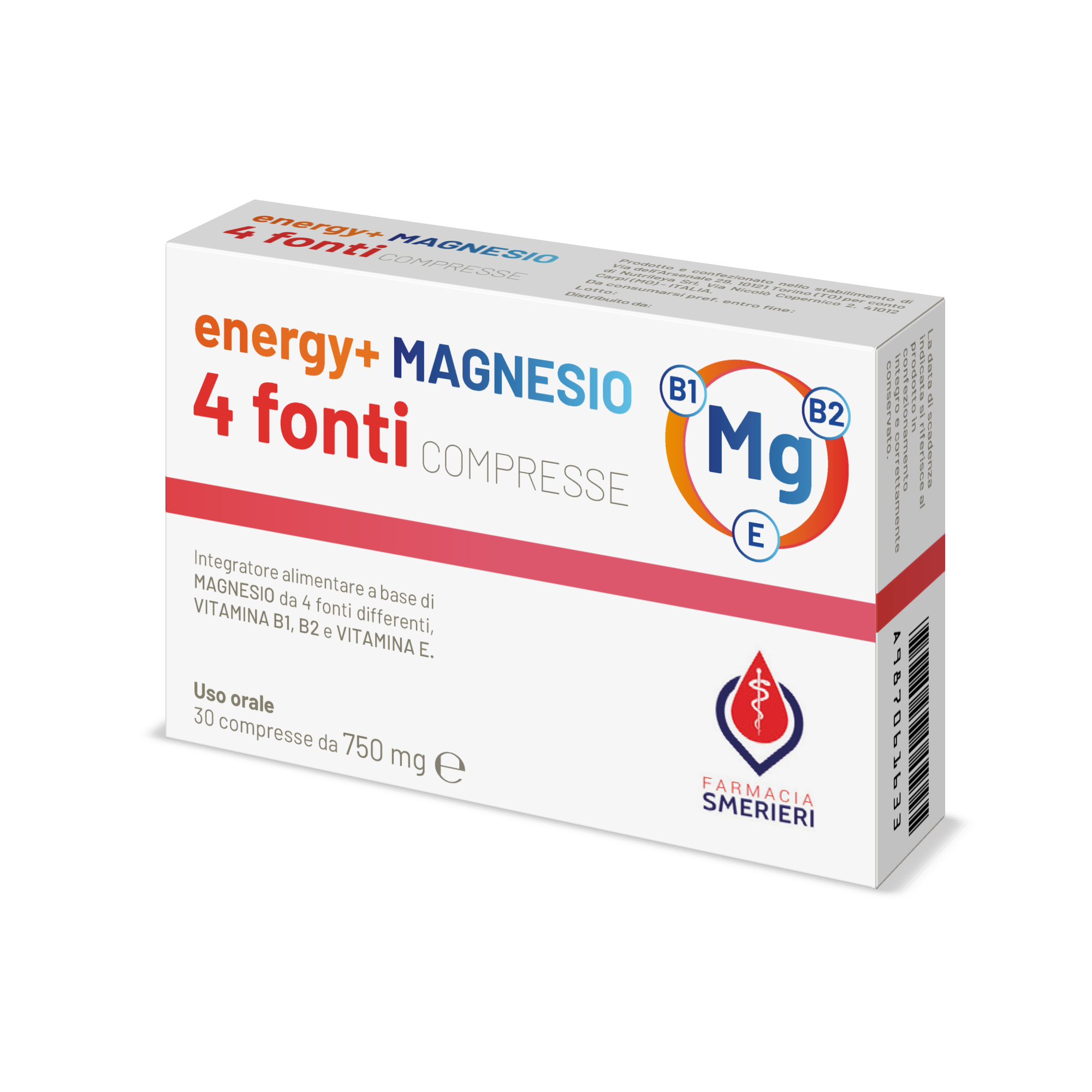 ENERGY+ MAGNESIO 4 FONTI 30CPR