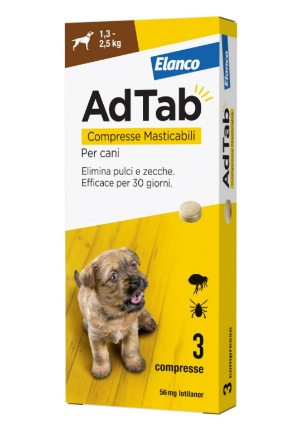 ADTAB*3CPR 56MG CANI 1,3-2,5KG
