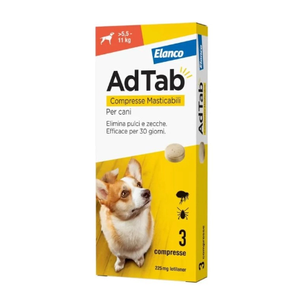 ADTAB*3CPR 225MG CANI 5,5-11KG