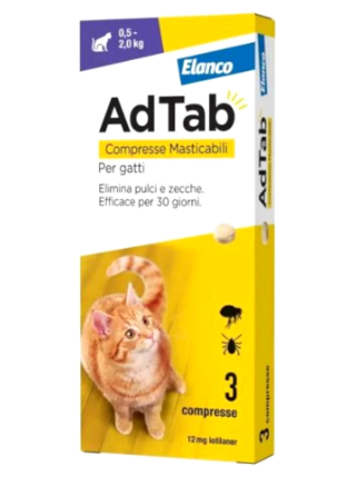 ADTAB*3CPR 12MG GATTI 0,5-2KG