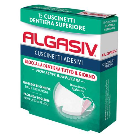 ALGASIV ADESIVI PER PROTESI SUPERIORE 15pz