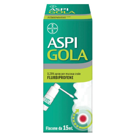 ASPI GOLA*OS SPRAY 15ML 0,25%