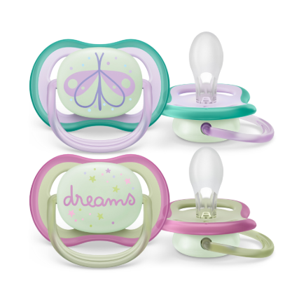 AVENT CIUCCI ULTRA AIR NIGHT 0-6 MESI LIBELLULA DREAMS