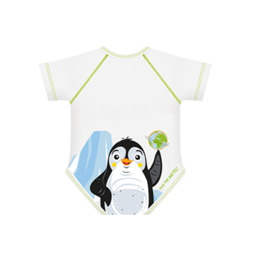 BODY 0-36 MESI COTONE INVERNALE PINGUINO