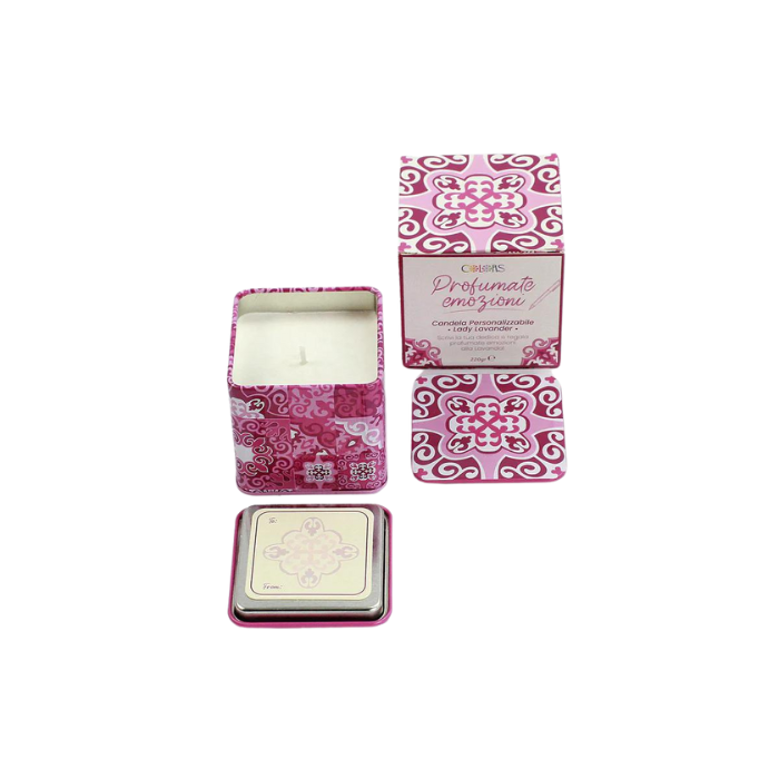 CANDELA CON MESSAGGIO LADY LAVANDER