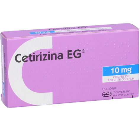 CETIRIZINA EG*7CPR RIV 10MG