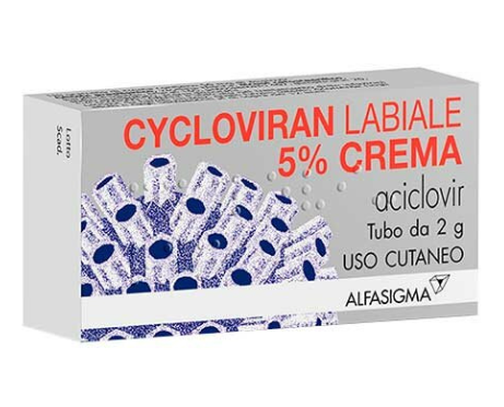CYCLOVIRAN LABIALE*CREMA 2G 5%