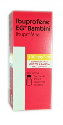 IBUPROFENE EG*BB 150ML ARANCIA