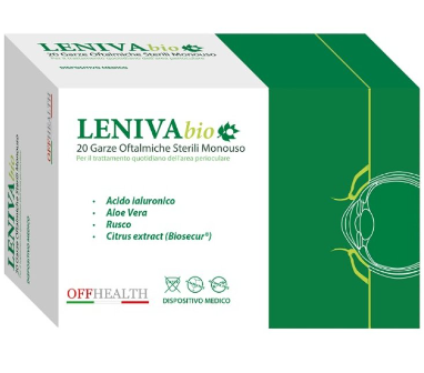 LENIVA BIOSECUR GARZE OFT 20PZ