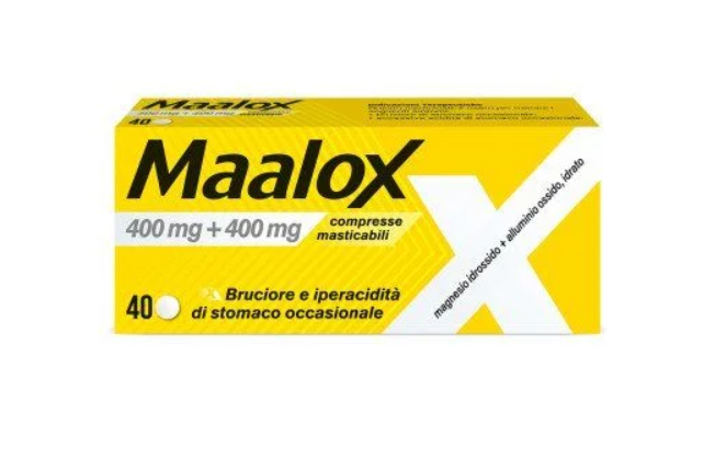 MAALOX*40CPR MAST 400MG+400MG