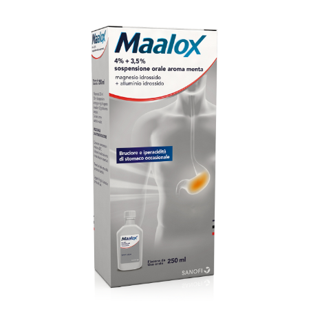 MAALOX*OS SOSP 250ML 4+3,5% ME