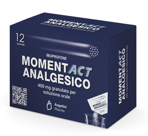 MOMENTACT ANALGESICO*12BUST