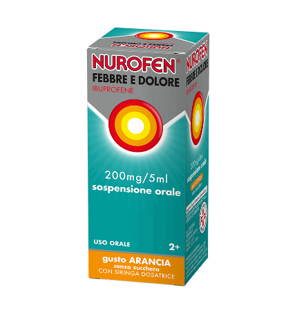 NUROFEN FEBBRE D*200MG/5ML ARA