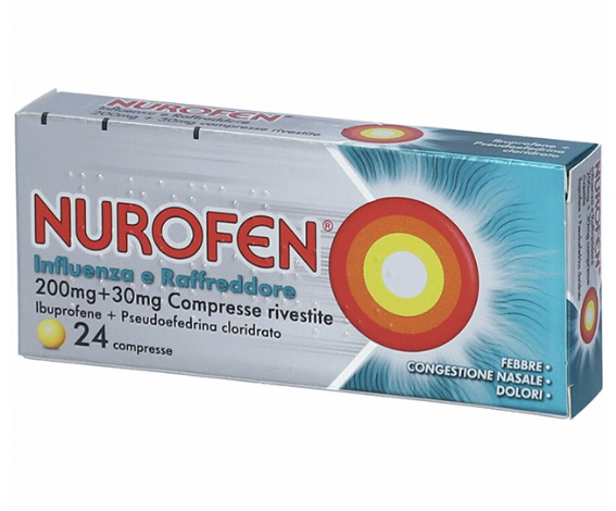 NUROFEN INFLUENZA RAFFR*24CPR