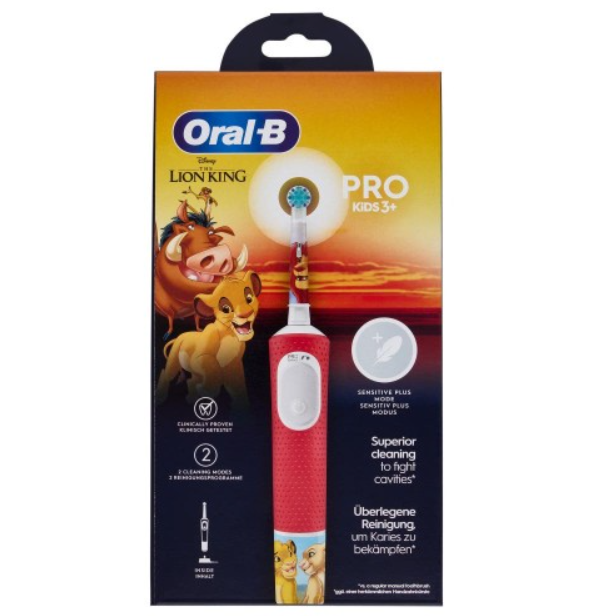 ORALB POWER KIDS SPAZZOLINO ELETTRICO RE LEONE