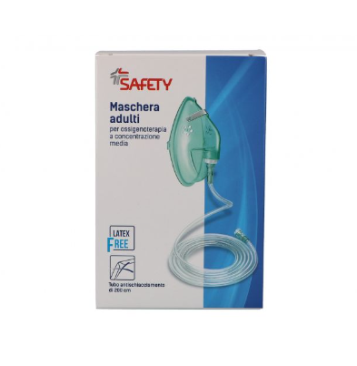 MASCHERA OSSIGENOTERAPIA C/TUB