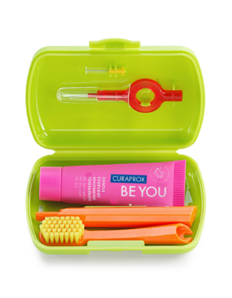 CURAPROX TRAVEL SET GREEN