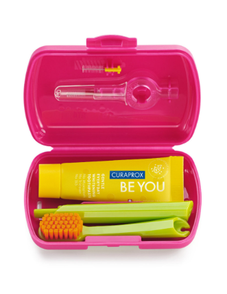 CURAPROX TRAVEL SET MAGENTA