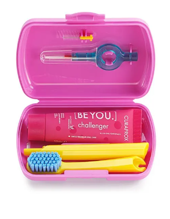 CURAPROX TRAVEL SET PINK