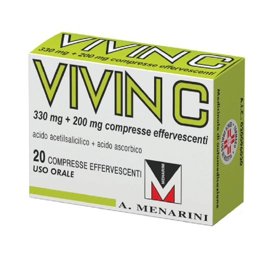 VIVIN C*20CPR EFF 330MG+200MG