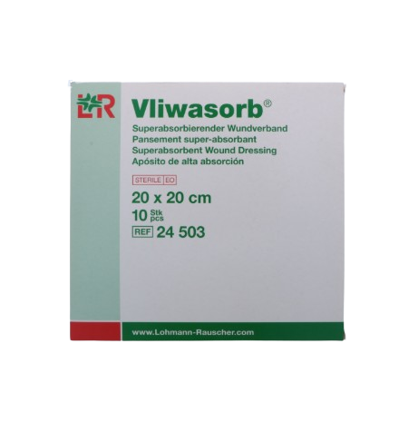 VLIWASORB MEDIC. 20X20CM 10PZ