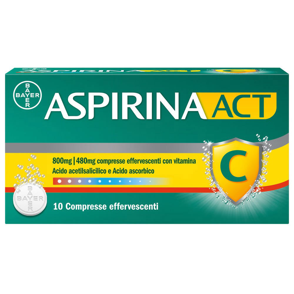 ASPIRINAACT*10CPR EFF800+480MG