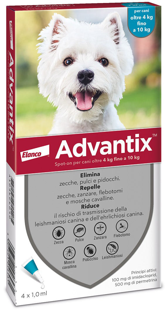 ADVANTIX SPOT ON*4PIP 4-10KG
