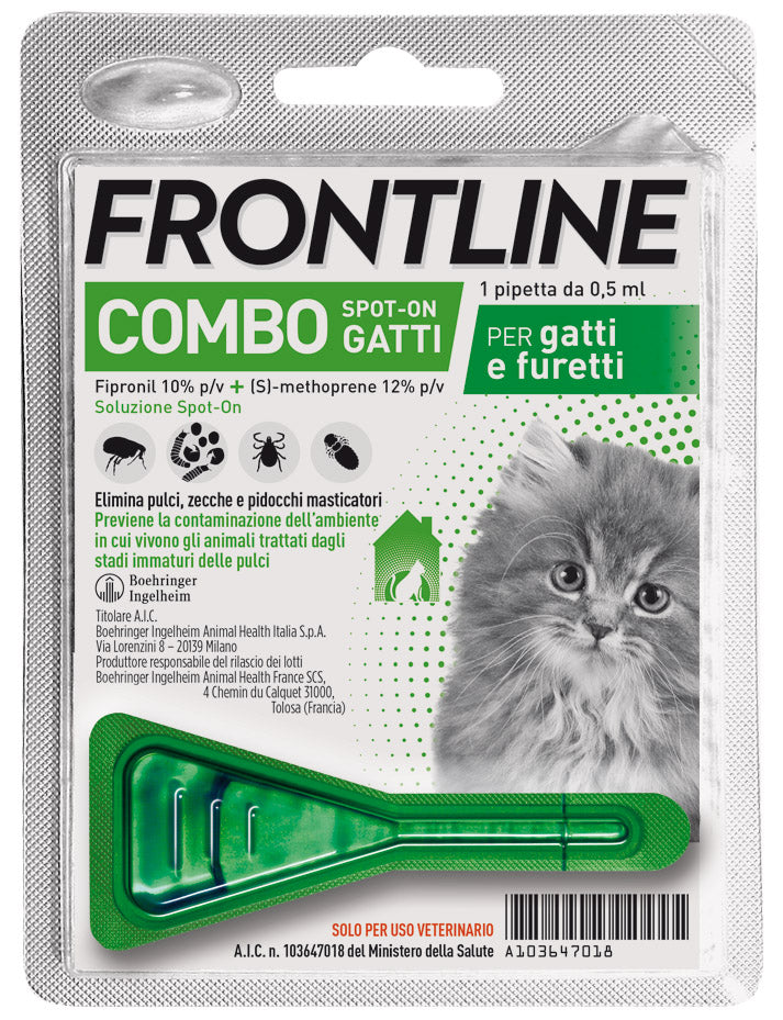 FRONTLINE COMBO*1PIP GATTI/FUR