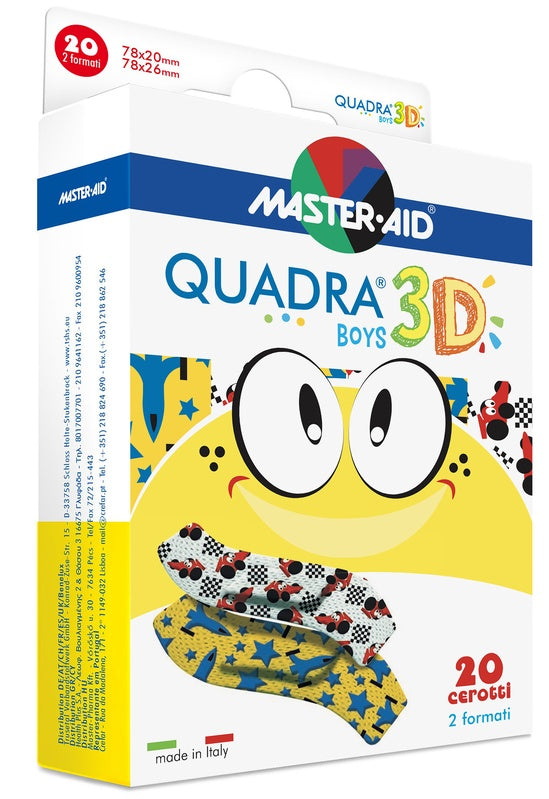 M-AID QUADRA3D CER BOYS ASSORT