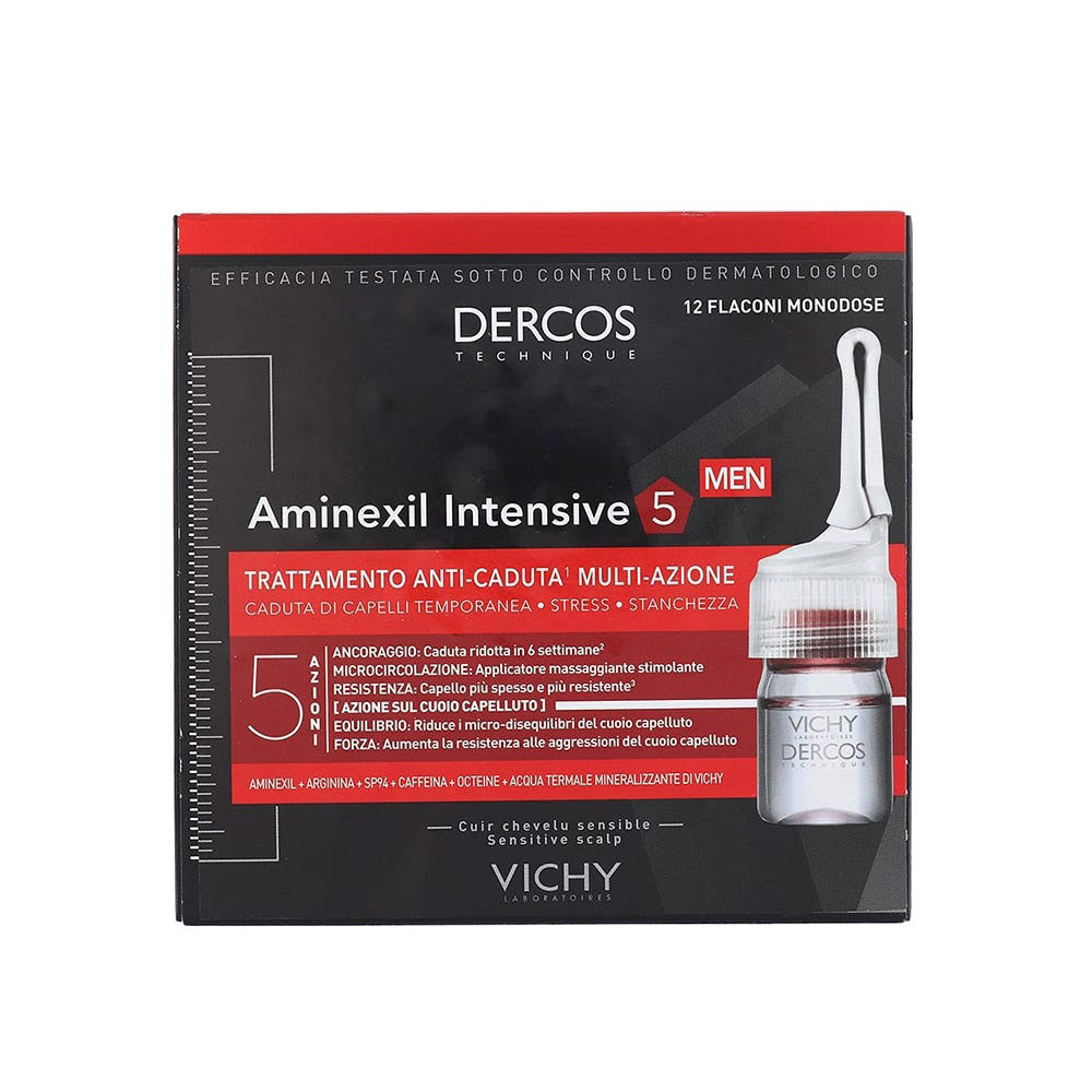 DERCOS AMINEXIL 12 FIALE UOMO