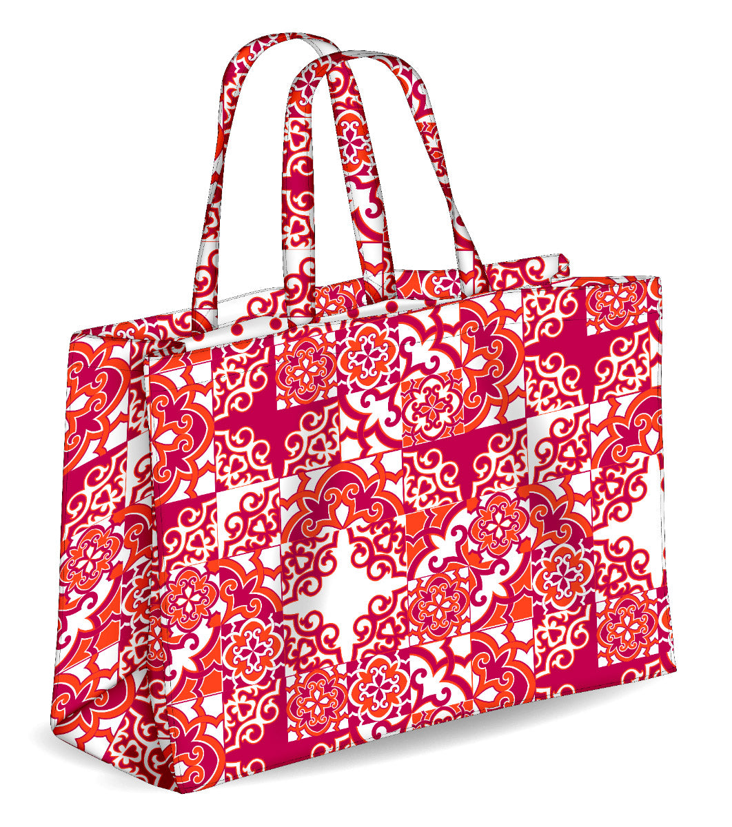 COLORS TOTE BAG RED