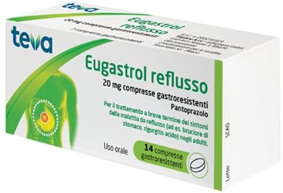 EUGASTROL REFLUSSO*14CPR 20MG