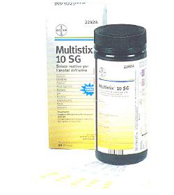 MULTISTIX 10 SG      100 STRISCE