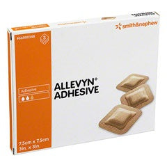 ALLEVYN ADHESIVE 3MED 7,5X 7,5CM
