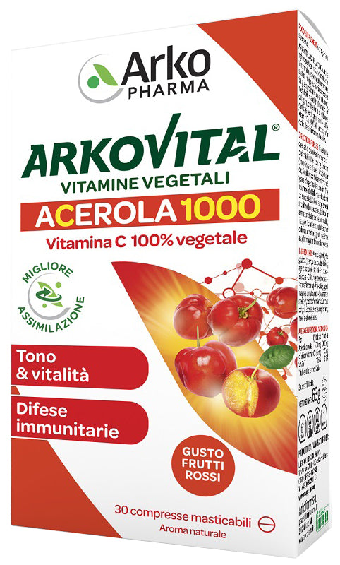 ARKOVITAL ACEROLA 1000 30CPR