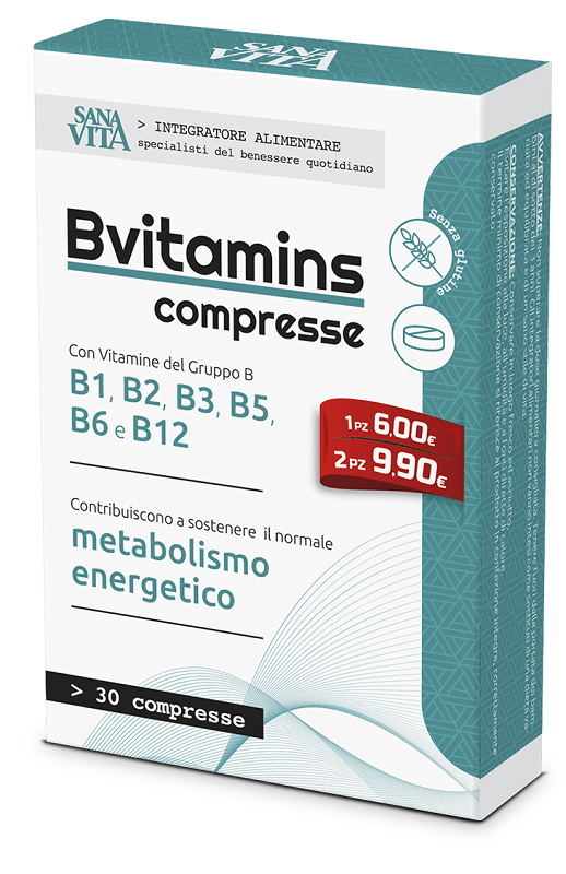 SANAVITA B-VITAMINS        30CPR
