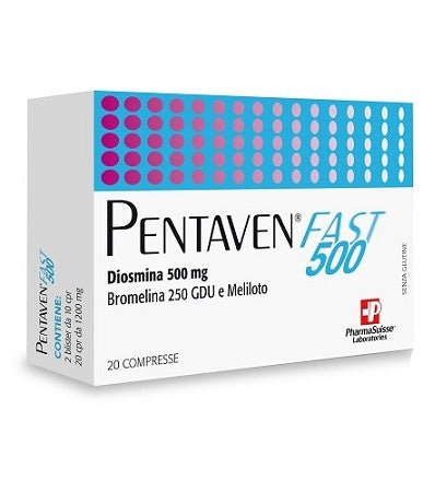 PENTAVEN FAST 500 INTEGR.  20CPR