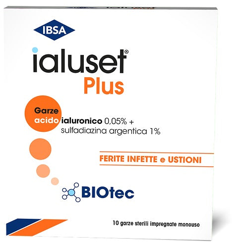 IALUSET PLUS GARZA 10X10CM  10PZ