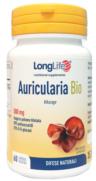 LONGLIFE AURICULARIA BIO 60CPS