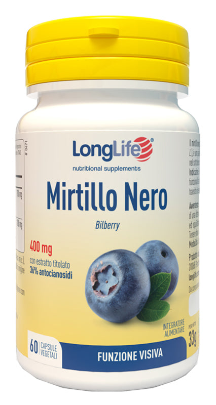 LONGLIFE MIRTILLO NERO     60CPS