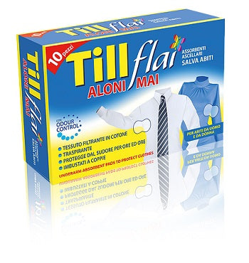 TILL-FLAI ASSORBENTI ASCELLARX10