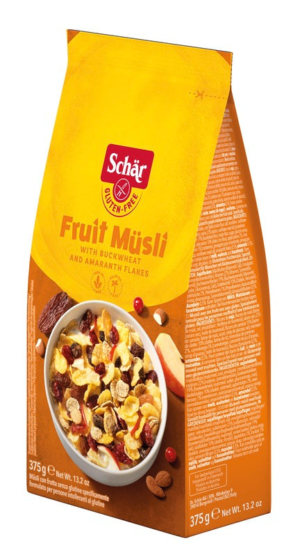 SCHAR FRUIT MUESLI     S/GL.375G