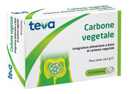 TEVA CARBONE VEGETALE      40CPR
