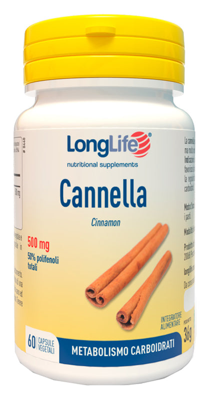LONGLIFE CANNELLA    60CPS 500MG