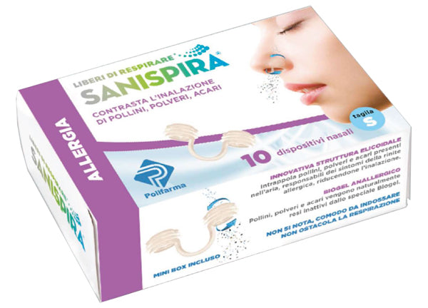 SANISPIRA ALLERGIA    MEDIO 10PZ
