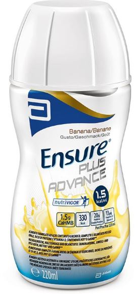 ENSURE PLUS ADVANCE BANAN4X220ML