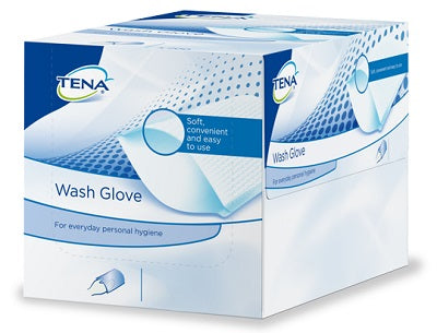 TENA WASH GLOVE             50PZ