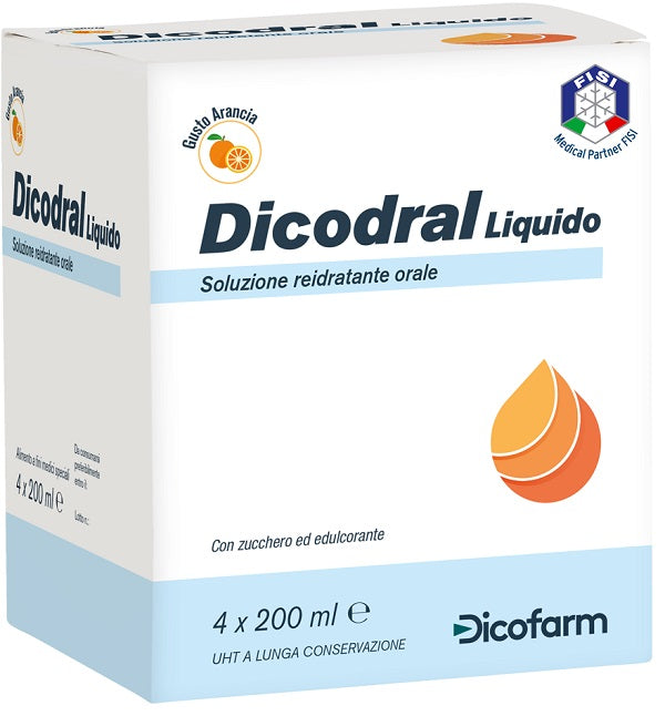 DICODRAL LIQ.ARANCIA     4X200ML